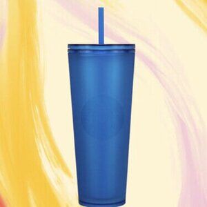 Starbucks Spring 2023 Bluebell Soft Touch Venti Tumbler 24oz